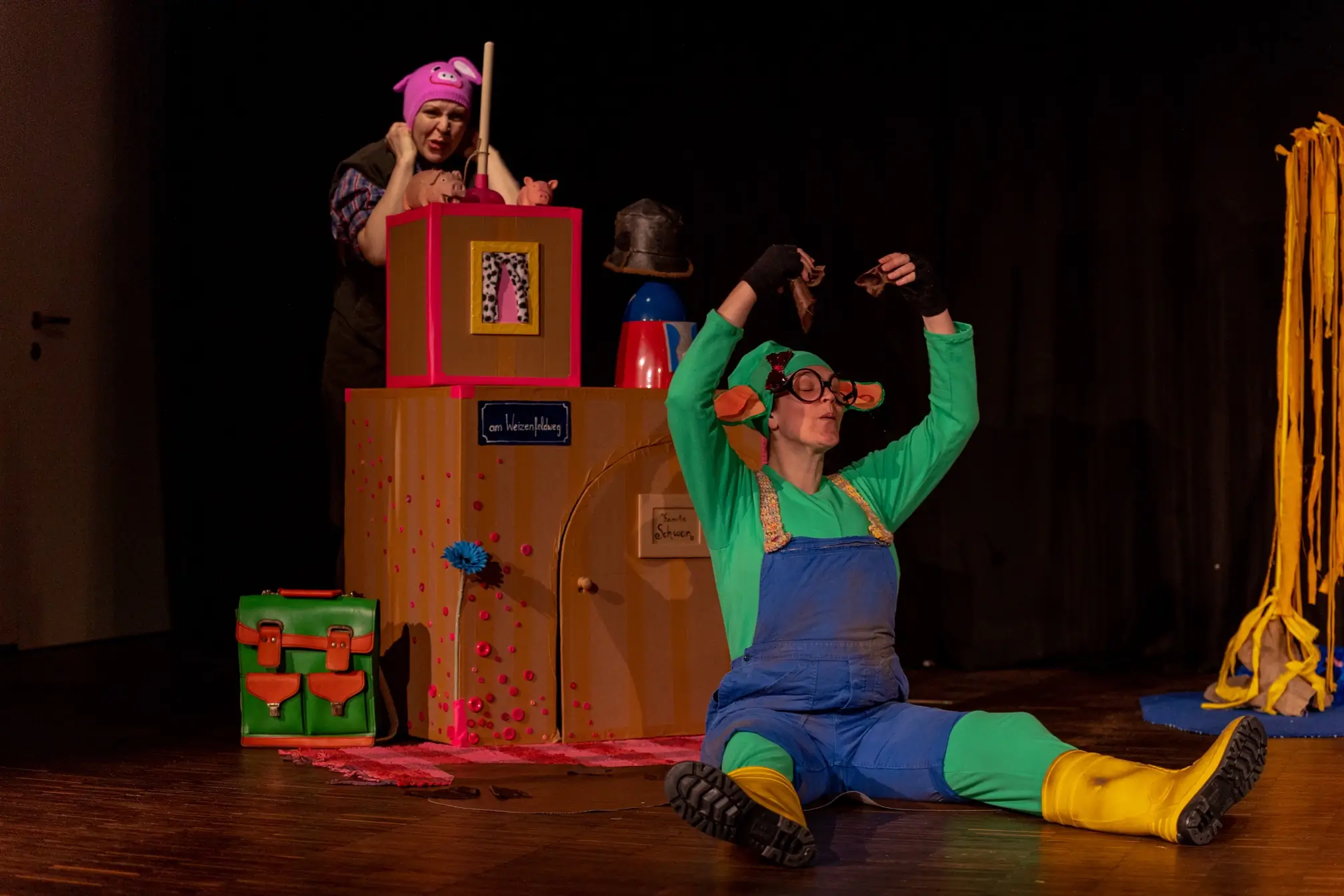 Toni, das grüne Schweinchen