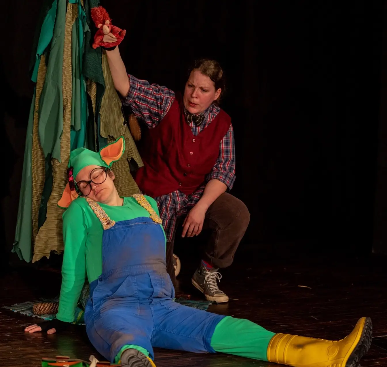 Toni, das grüne Schweinchen